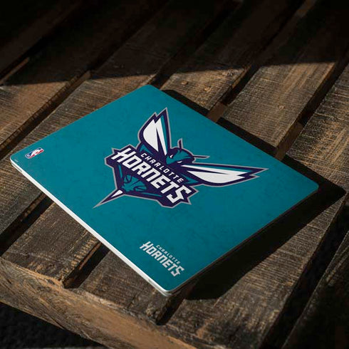 NBA Charlotte Hornets Distressed Surface Laptop 2 Skin